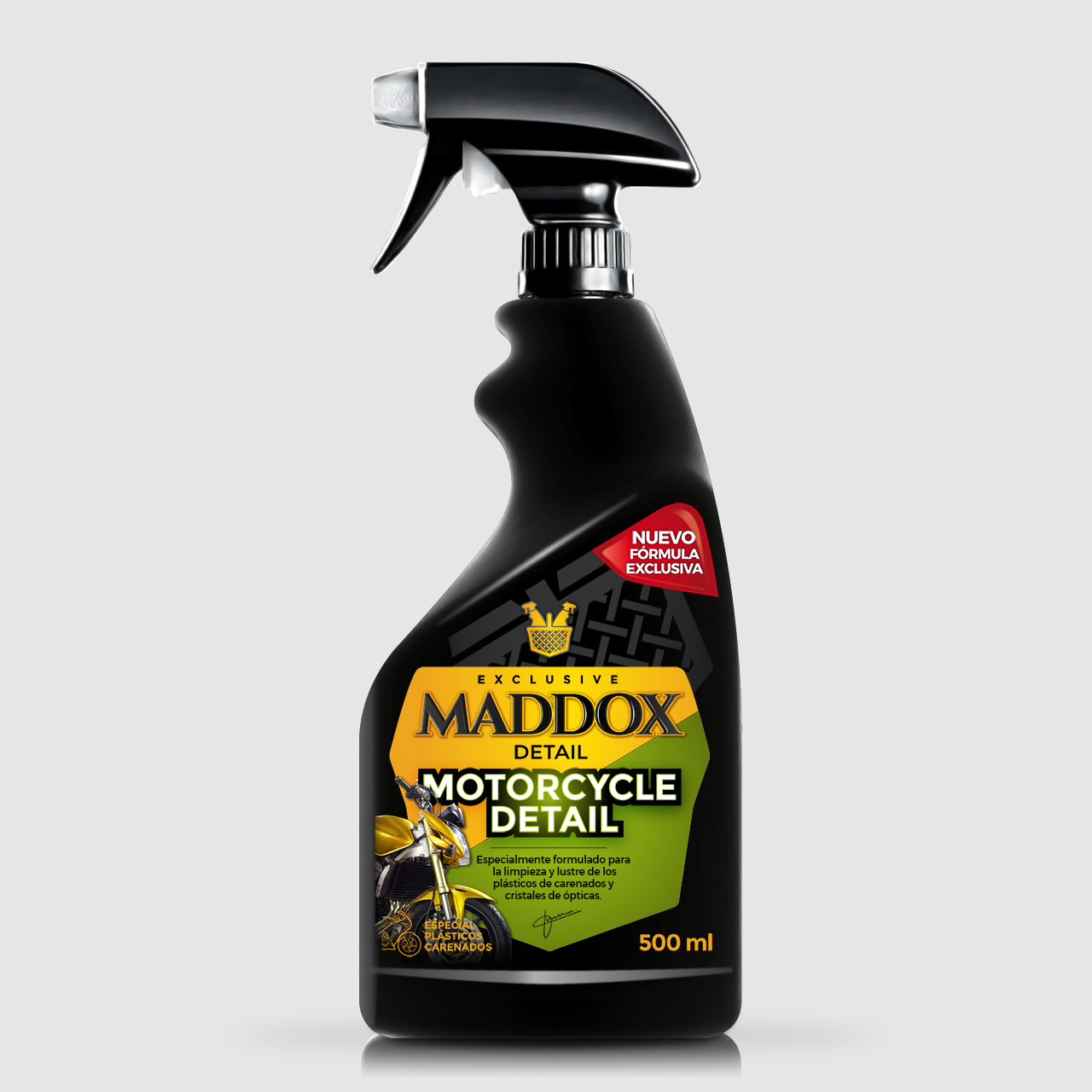 Envase de limpiador sin agua Motorcycle Detail de Maddox